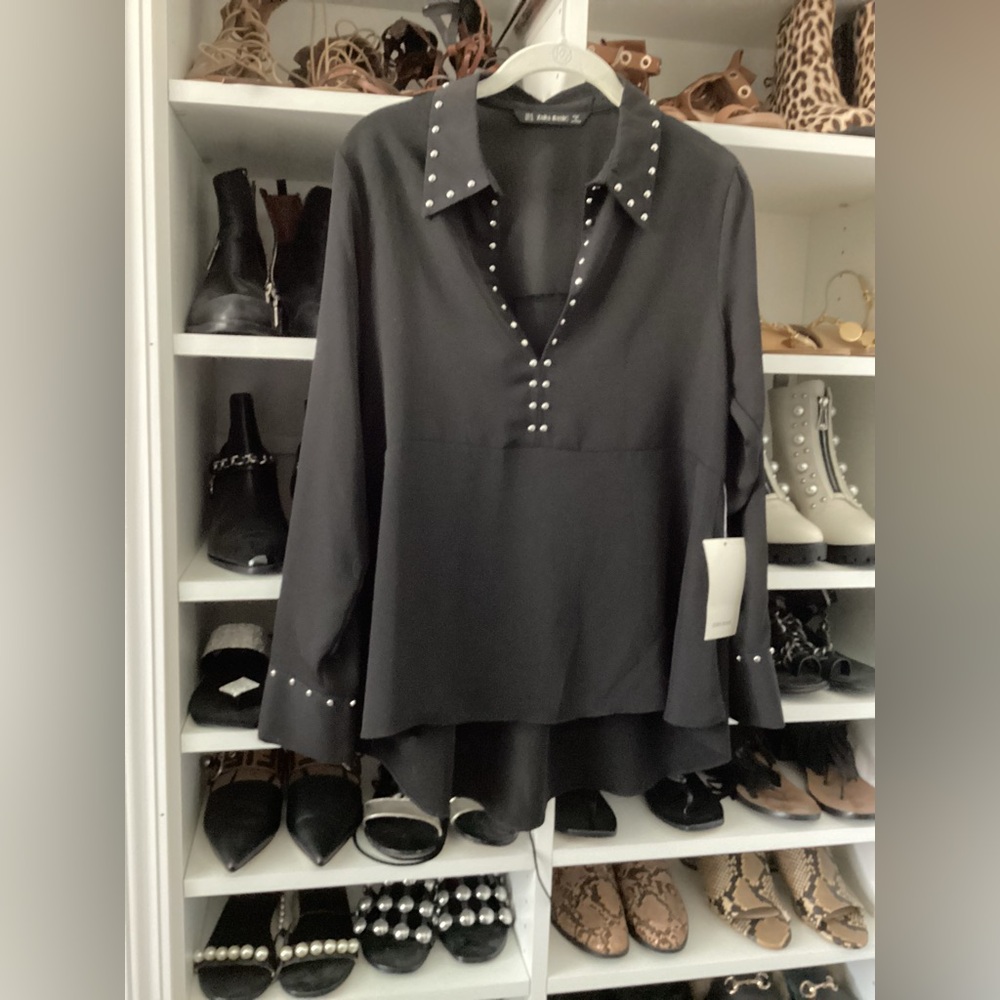 Zara tunic with silver studs